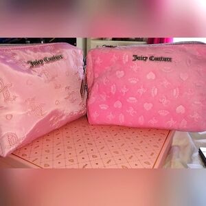 **SOLD**Two Juicy Couture Cosmetic Bags